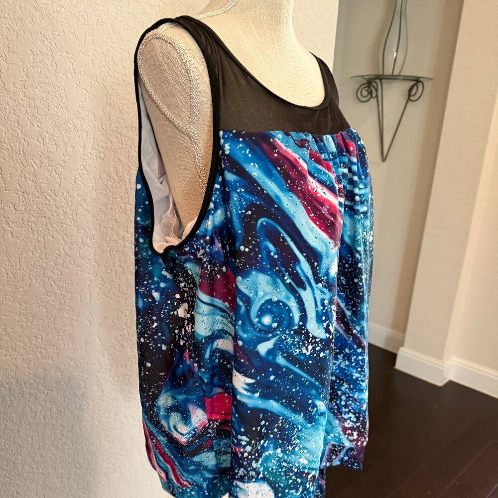 Women's Blouson Tankini Top 2X - Picture 2 of 8